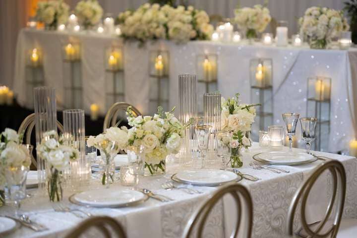 Indoor wedding